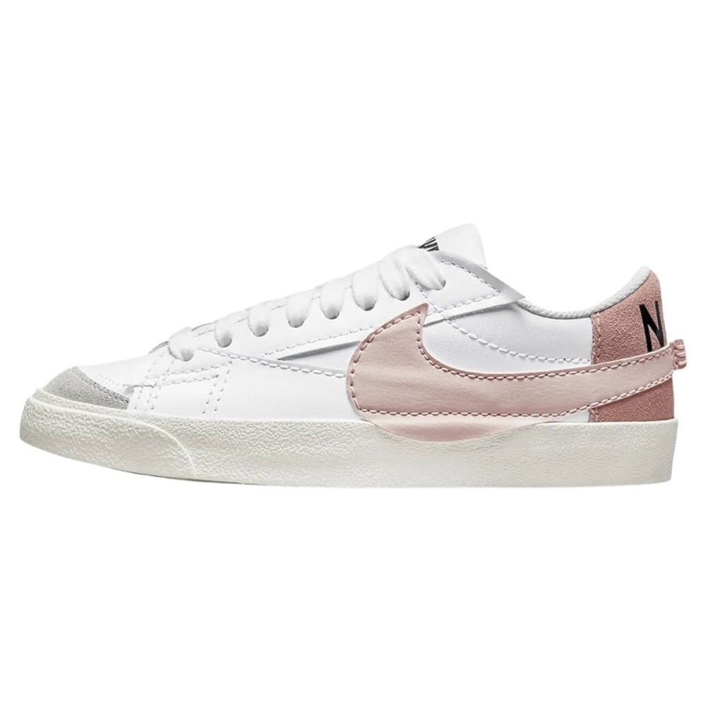 Nike Blazer Low 77 Jumbo White Pink Oxford Rose Sneaker DQ1470-102 Womens 8.5